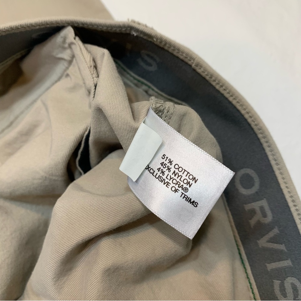 Orvis Flat Front Lightweight Outdoor Chino Pants Men’s 40x32 Beige - Picture 3 of 8
